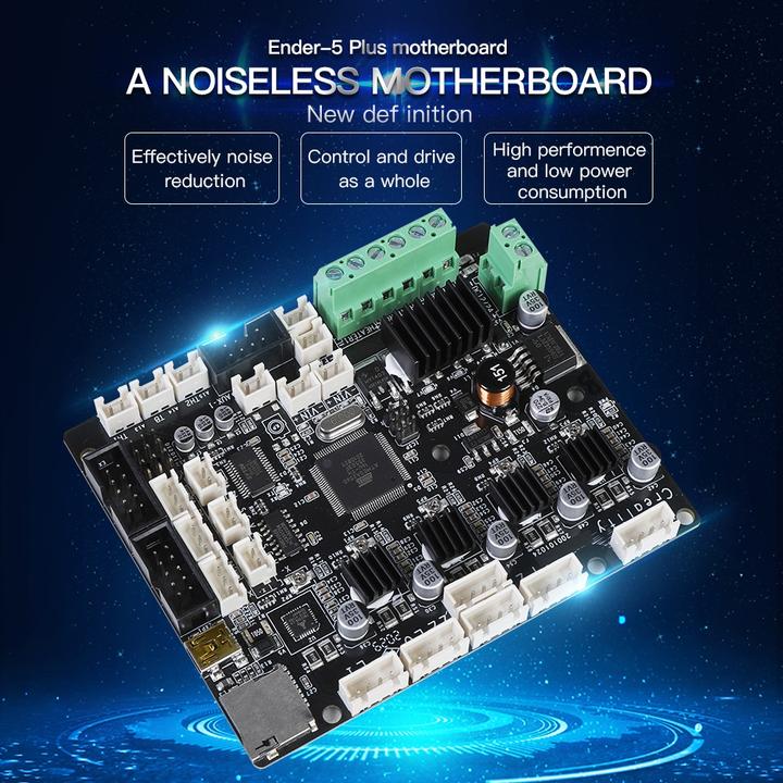 Actual product image Creality Silent Mainboard V2.2 with Ender 5 Plus Firmware