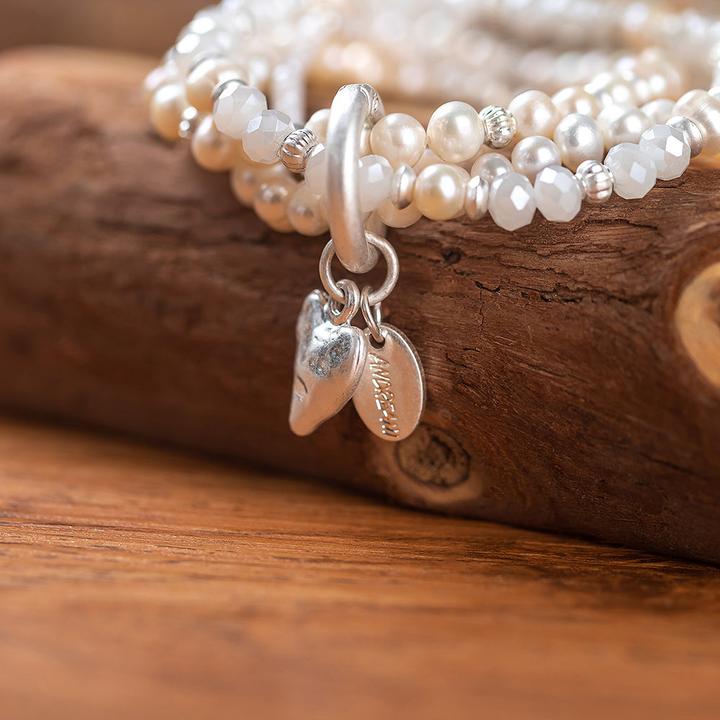 Immagine prodotto Andreani Bracciale con vere perle d'acqua dolce (Vetro)