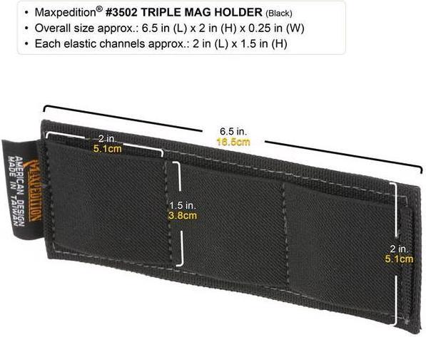 Image du produit Maxpedition Étui modulaire à 3 clips