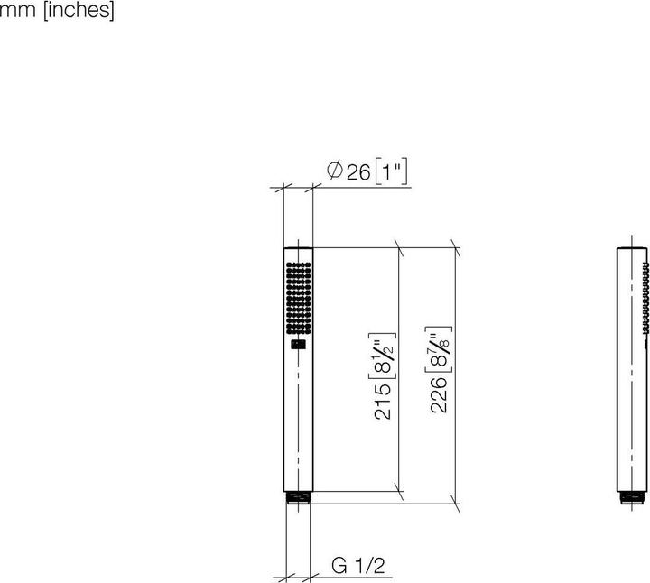 Actual product image Dornbracht Douchette à main, 28029979-99, 28029979-99
