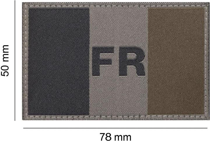 Actual product image Clawgear France Flag Patch