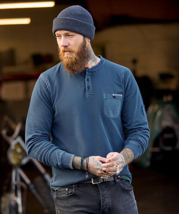 Produktbild Joe Browns Customised Cotton Waffle Long Sleeve Henley (S)