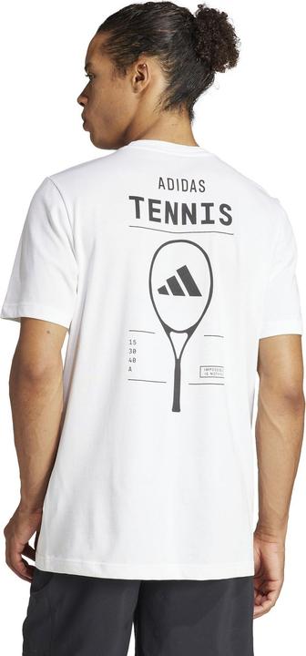 Actual product image adidas Tennis Graphic Tee White Man (XL)