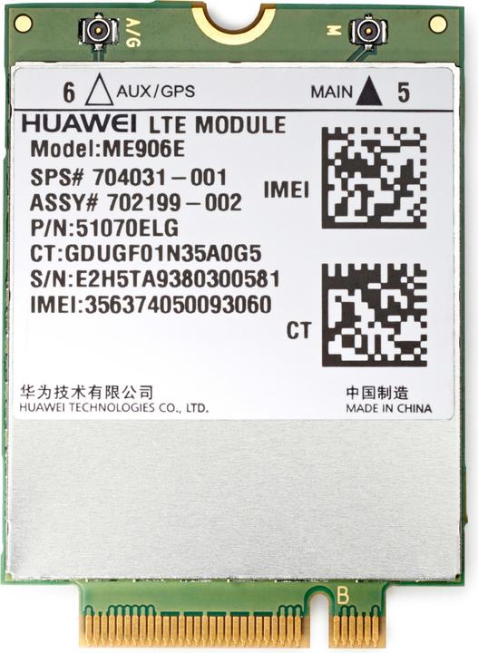 Actual product image HPE Hp lt4112 Lte/Hspa+ W10 Wwan