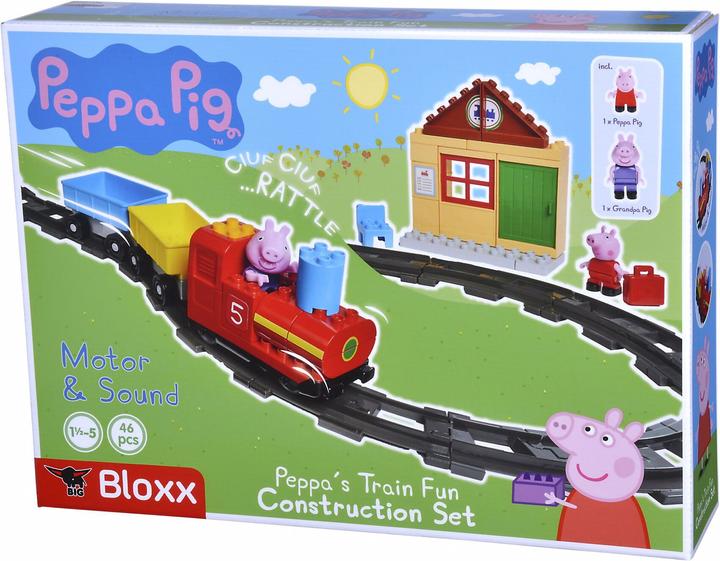 Actual product image BIG Bloxx Peppa Pig Train Set