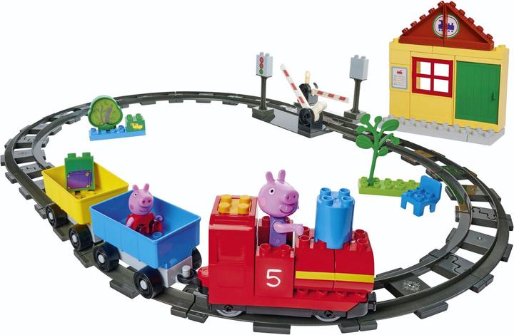 Actual product image BIG Bloxx Peppa Pig Train Set