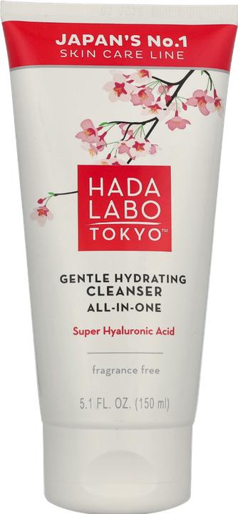 Actual product image Hada Labo Tokyo Super Hyaluronic Acid Gentle Hydrating Cleanser All-In-One (Cleansing Foam, 150 ml)