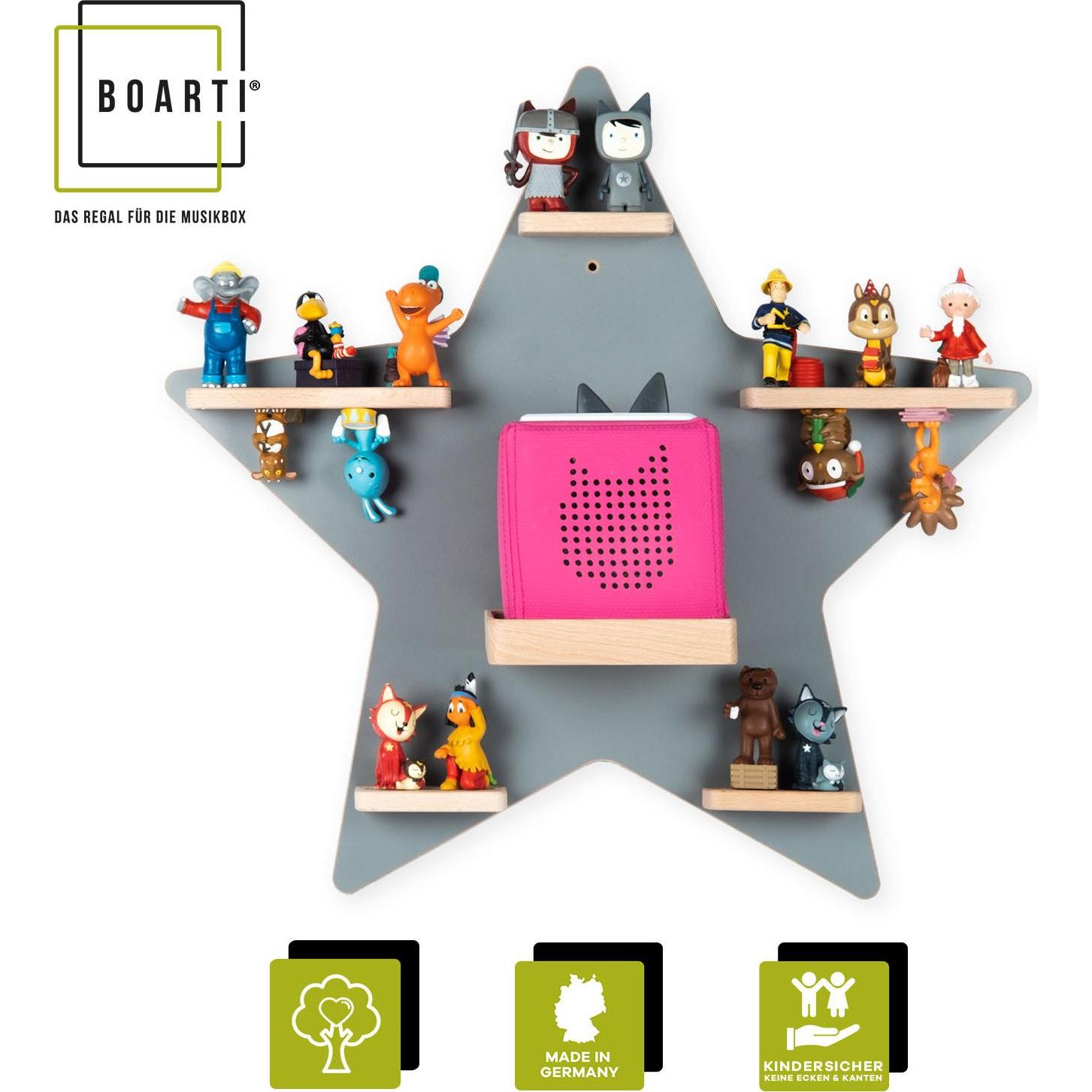 Thumbnail - VCM, Kinderregal, Regal Holz Stern Toniebox Tonies