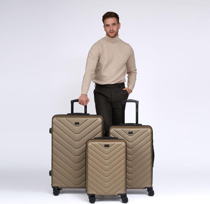 Actual product image Redolz Essentials 07 3-SET 4 wheels 3-piece suitcase set (107 l)