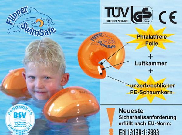 Actual product image Flipper Swimmsafe Water wings
