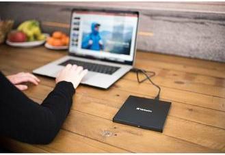 Produktbild Verbatim Slimline (Blu-ray Brenner, Blu-ray Laufwerk, CD Brenner, CD Laufwerk, DVD Brenner, DVD Laufwerk)