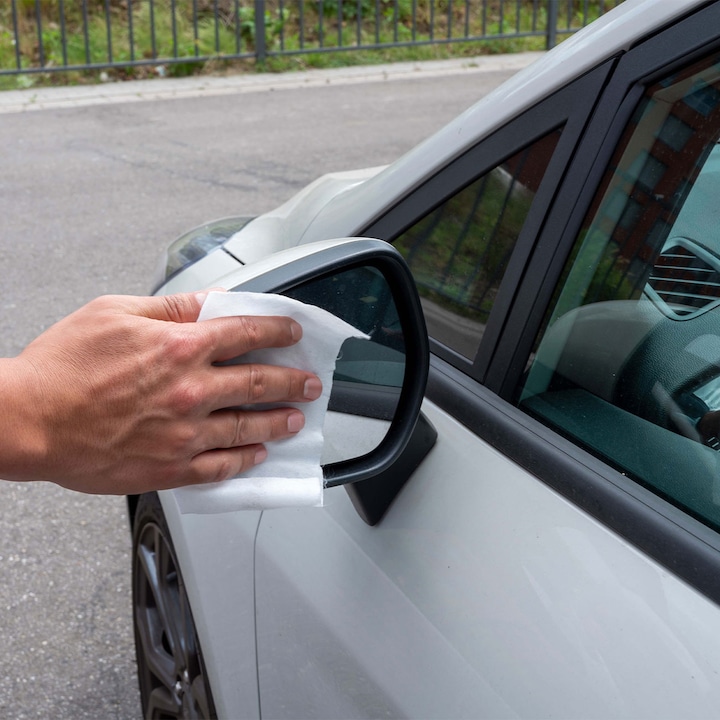 Actual product image Dunlop Car wet wipes glass cleaner