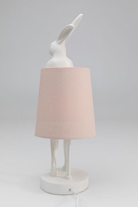 Image du produit Kare Design Lampe de table Animal Rabbit blanc/rose 50cm (E14)