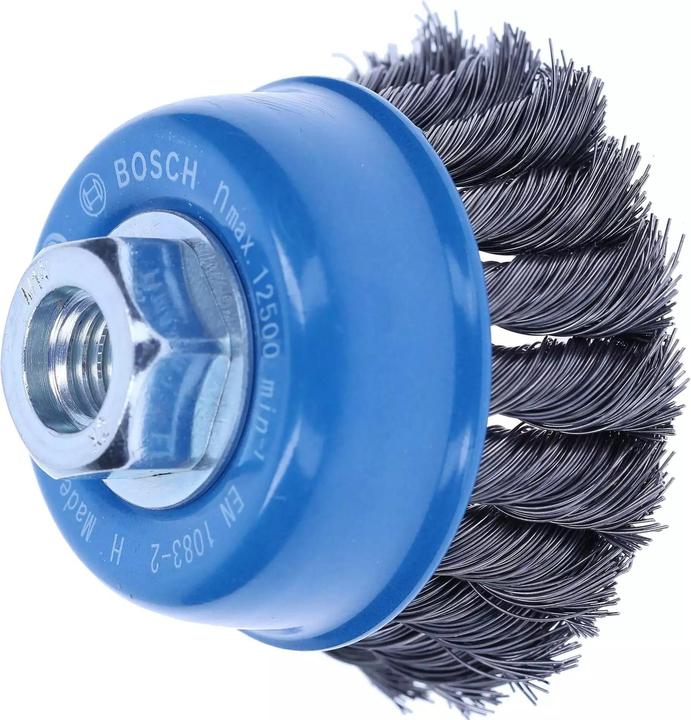 Bosch Professional Zubehör PRO Metal heavy cup brush, 75 x 0.35 mm, thread