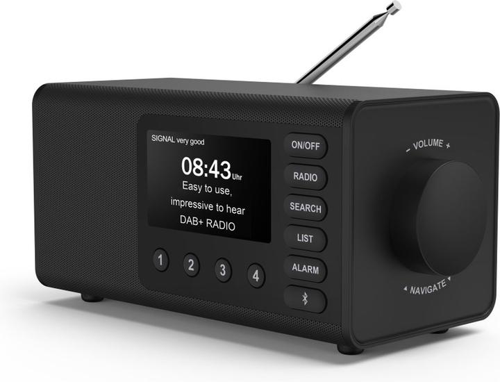 Actual product image Hama RADIO DAB+ DR1001 ZWART (DAB, DAB+, FM, Bluetooth)