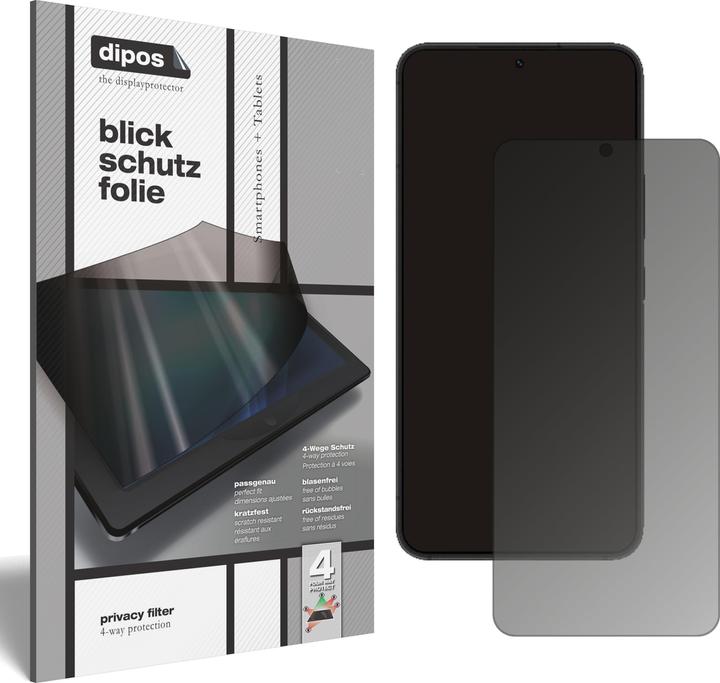 Actual product image Dipos Screen Protector 4-Way Privacy (1 Piece, Samsung Galaxy S22+)