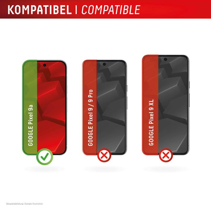 Productafbeelding Displex Echt glas, 2D gepantserd glas (1 Pcs., Google Pixel 9a)