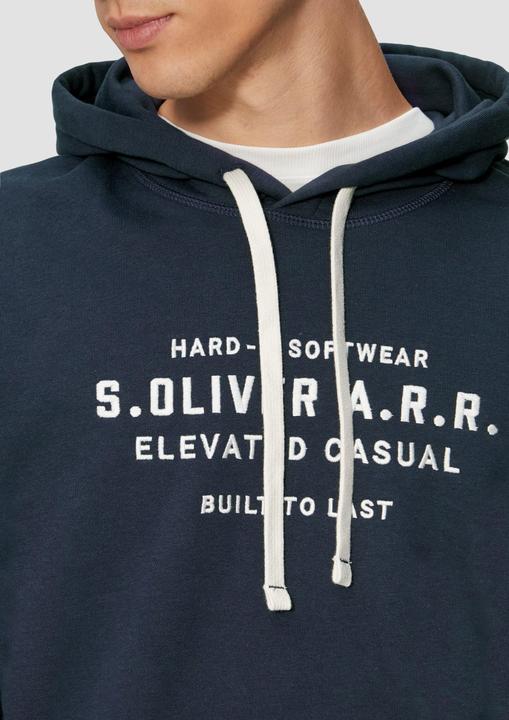 Produktbild S.Oliver Sweatshirt Hoodie aus Sweat-Ware mit Stickerei (M)
