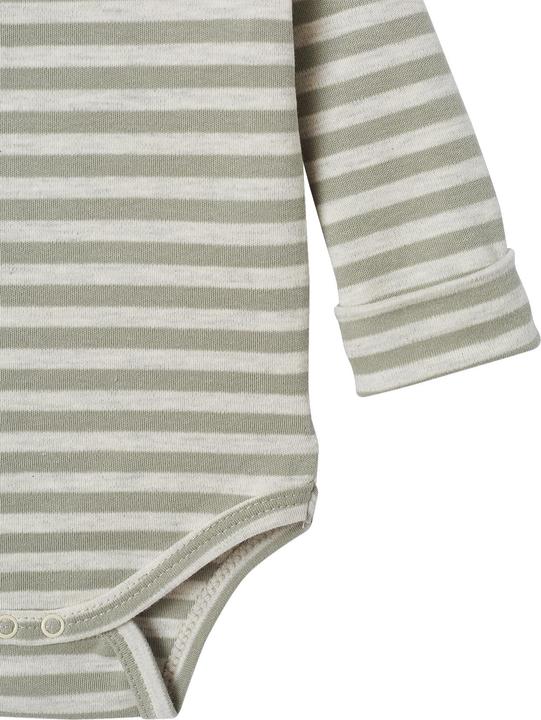 Actual product image Vertbaudet Bio-Kollektion: 5er-Pack mitwachsende Baby Langarmbodys (68)