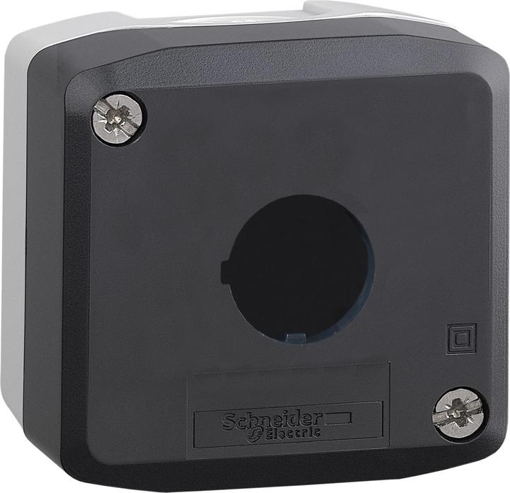 Immagine prodotto Schneider Electric Custodia vuota XALD, 1 foro, plastica, XALD01CUST01 (Case)