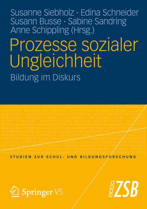 Produktbild Prozesse sozialer Ungleichheit (Deutsch, 2012)