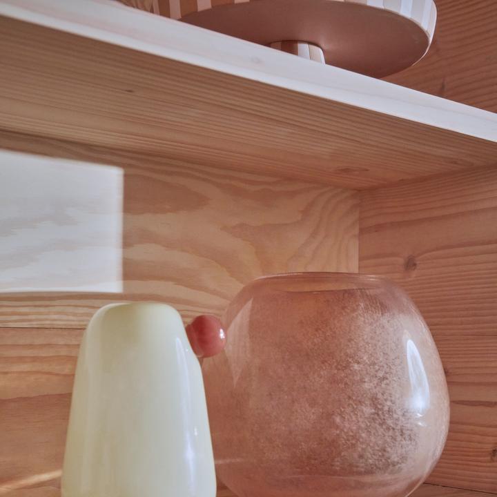 Image du produit OYOY Living Vase Lasi moyen, taupe (1 x, 23 x 27 x 26 cm, 16.15 l)