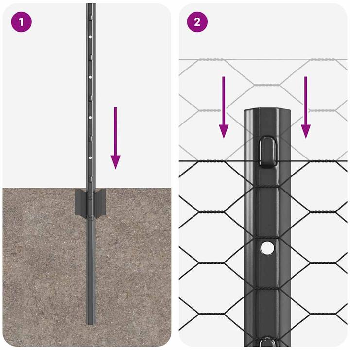 Produktbild vidaXL Gartenzaun Set