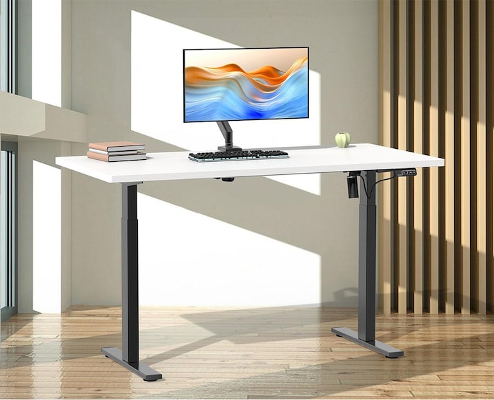 Actual product image VCM Desk adjustable Lona 140x50 sw (140 x 50 x 120 cm)