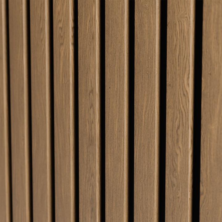 Produktbild Juskys 4x Akustik Wandpaneele 120x60cm - Eiche Natur Dunkel (60 x 120 cm)