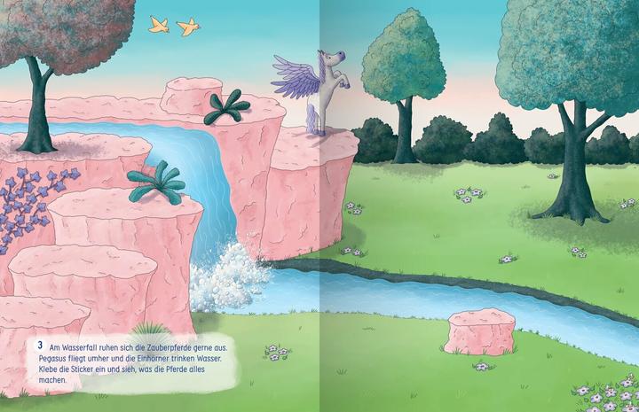 Produktbild Meine grosse Glitzer-Stickerwelt Zauberpferde