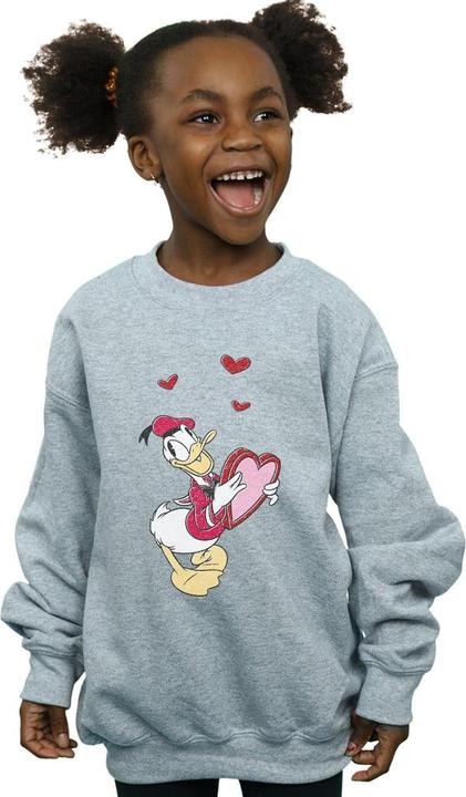 Produktbild Disney Donald Duck Love Heart Sweatshirt Mädchen (152, 158)