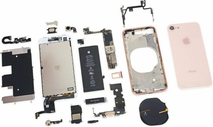 Immagine prodotto CoreParts Vetro posteriore di Iphone 8 Plus ORO (Apple iPhone 8 Plus)