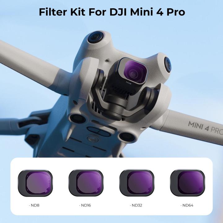 Produktbild K&F Concept Filter Kit (Drohnen Filter, DJI Mini 4 Pro)