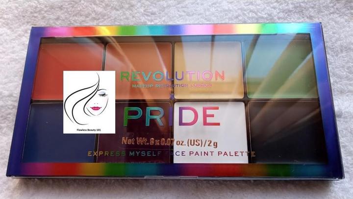 Produktbild Makeup Revolution Revolution Pride Express Myself Face Paint Palette 8 x 2g