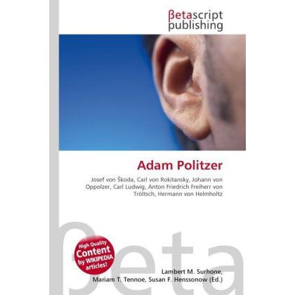 Adam Politzer, Fachbücher von Lambert M. Surhone, Miriam T. Timpledon, Susan F. Marseken