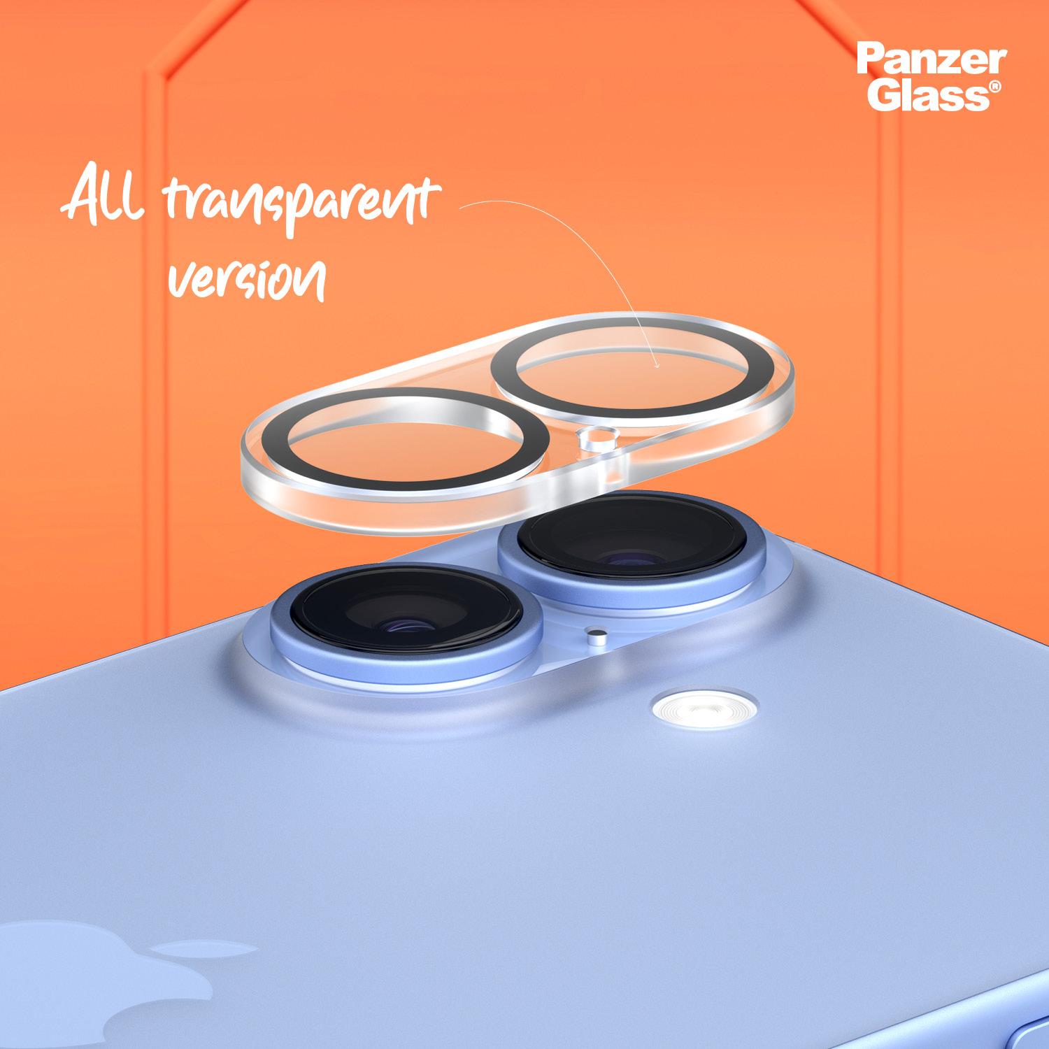 Thumbnail - PanzerGlass PicturePerfect Kameraschutz iPhone '24 6.1" 6.7" (1 Stück, Apple iPhone 16), Smartphone Schutzfolie, Transpa...