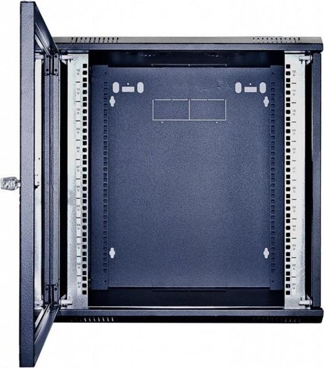 Image du produit Wirewin Armoire murale 600X600X12U Pro 2nd Gen FP 19 / 12UH / Noir (12 HE, Rack 19 pouces)