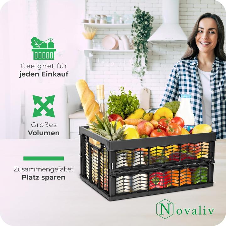 Actual product image Novaliv Folding boxes foldable stable