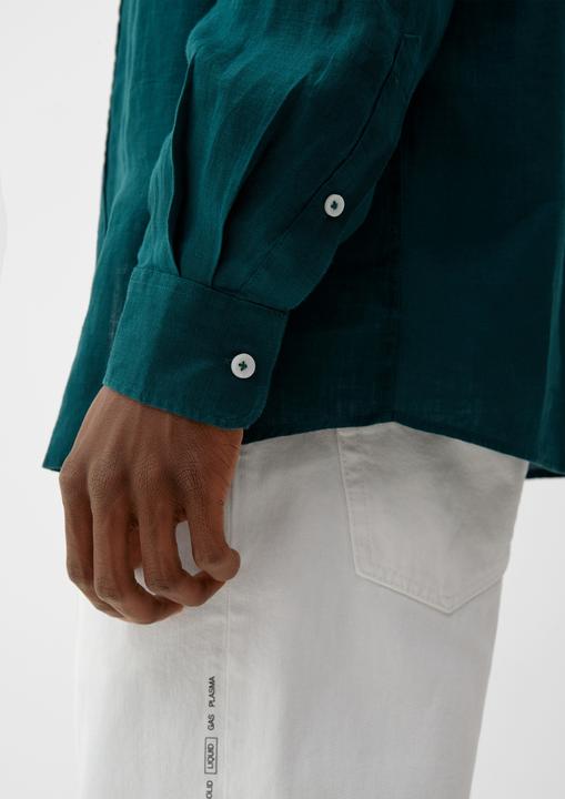 Immagine prodotto s.Oliver Hemd Leinenhemd mit Button-Down-Kragen (XXL)