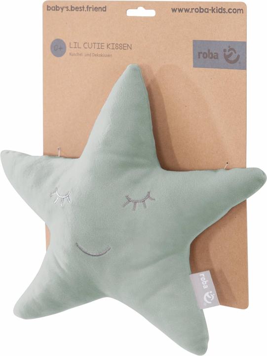 Immagine prodotto Roba Coccole e cuscino decorativo stile Frosty green (8 x 32 cm)