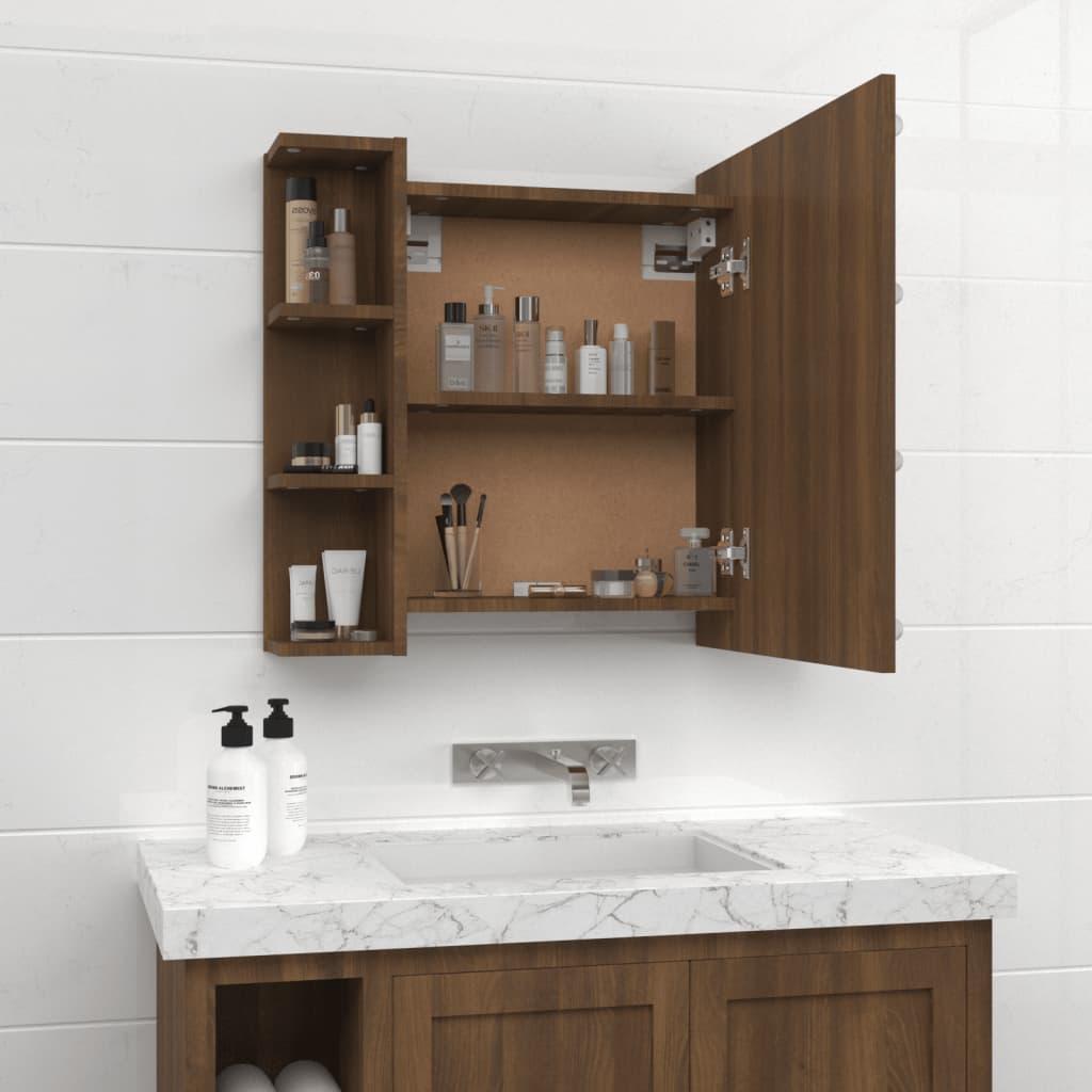 VidaXL, Spiegelschrank, Rouven (70 x 16.5 x 60 cm)