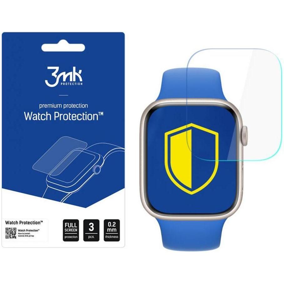 3Mk Protective Film Watch Protection Arc For Apple Watch 7 45Mm, Pellicola Protettiva Per Smartwatch