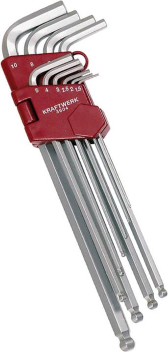 Produktbild Kraftwerk 10-t.Kugelkopf-InSechskant-Satz 1.5-10mm