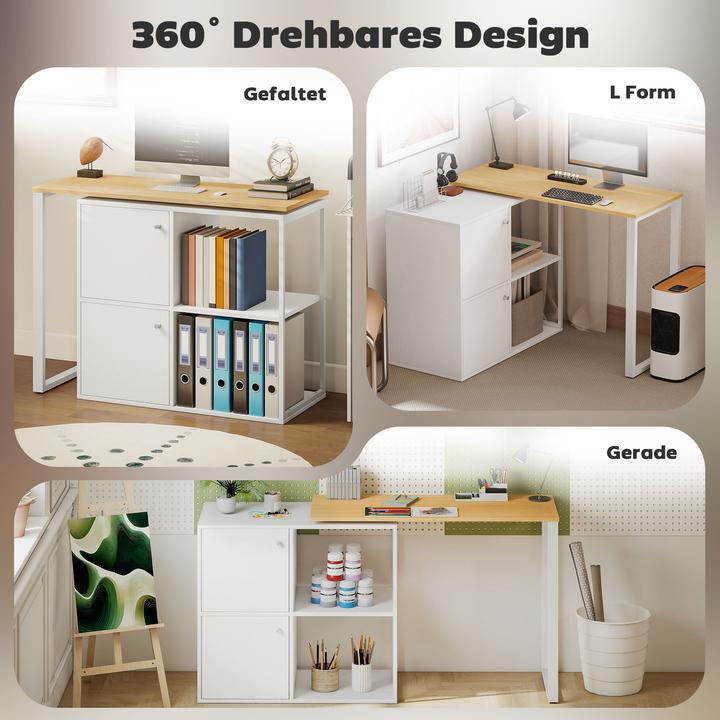 Produktbild Homcom Schreibtisch (150 x 40 x 75 cm)