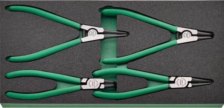 Actual product image Stahlwille 4-piece TCS assortment locking pliers 96830273
