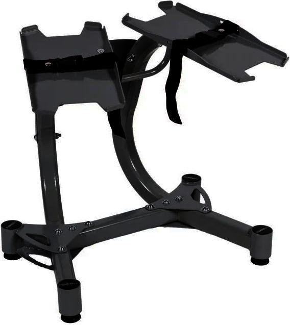 Actual product image Fitcom Stand Adjustable Dumbbells | Dumbbell stand black