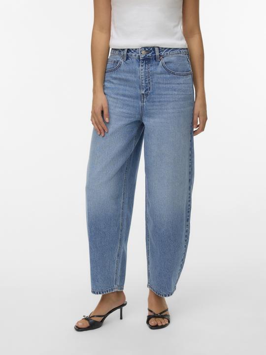 Actual product image Vero Moda VMBILLIE Hohe Taille Barrel Fit Jeans Mom Jeans (W29/L34)