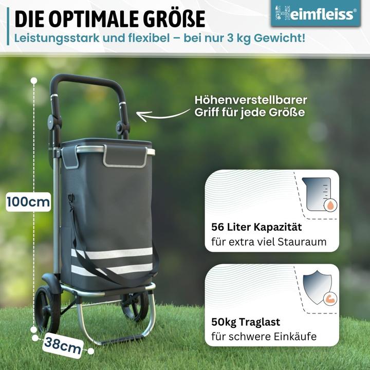Produktbild Heimfleiss Einkaufstrolley mit Kühlfach