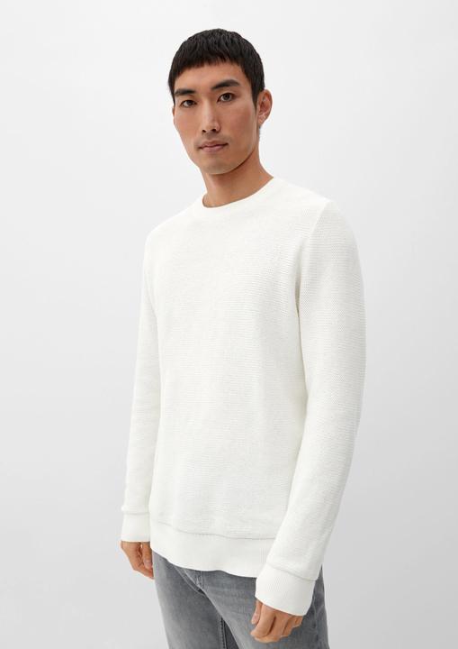 Produktbild s.Oliver Strickpullover Pullover aus Strukturstrick (XXL)
