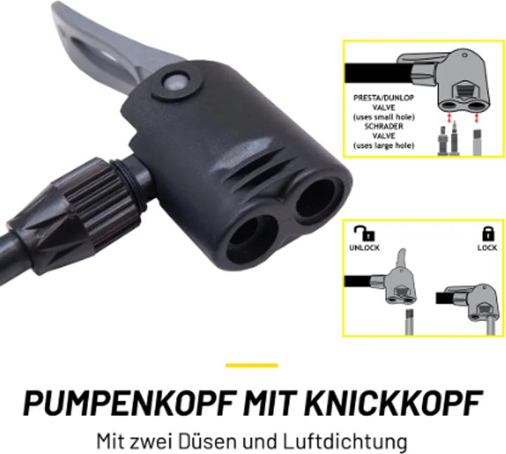 Produktbild Dunlop Fahrrad Standpumpe